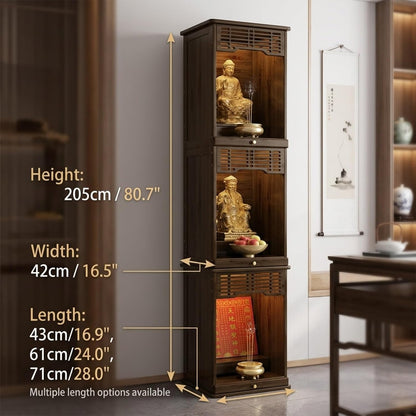 🧘 Zen Harmony Storage Cabinet – Elegant Wooden Accent Cabinet For A Peaceful Home Space ✨