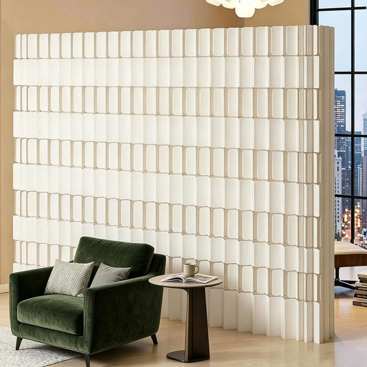 ✨ FlexiSpace Retractable Room Divider – Elegant Folding Privacy Screen For Modern Living Spaces 🏡