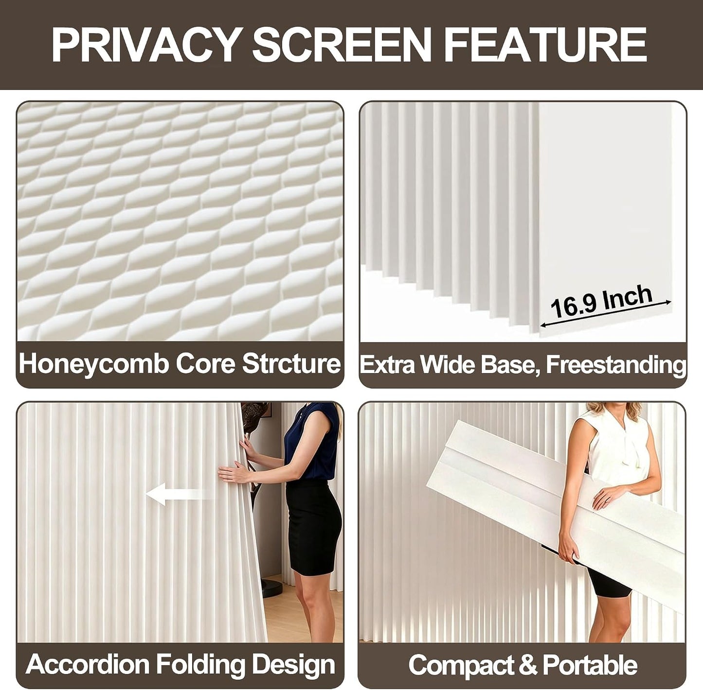✨ FlexiSpace Retractable Room Divider – Elegant Folding Privacy Screen For Modern Living Spaces 🏡