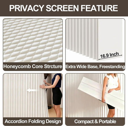 ✨ FlexiSpace Retractable Room Divider – Elegant Folding Privacy Screen For Modern Living Spaces 🏡