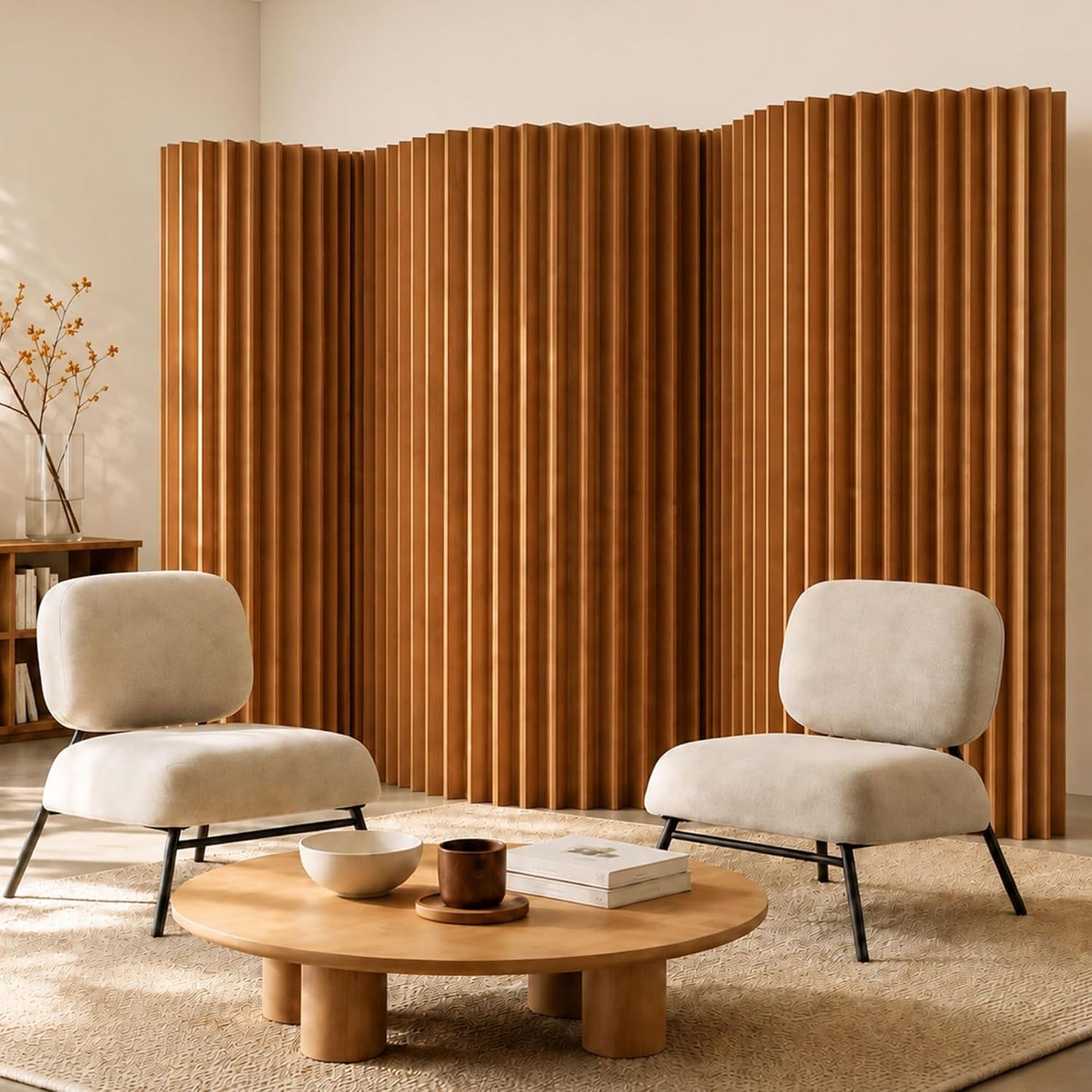 ✨ FlexiSpace Accordion Room Divider – Elegant Foldable Privacy Screen For Modern Homes 🏡