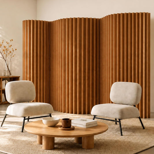 ✨ FlexiSpace Accordion Room Divider – Elegant Foldable Privacy Screen For Modern Homes 🏡