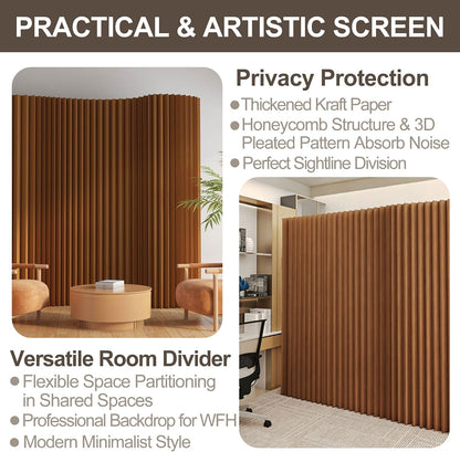 ✨ FlexiSpace Accordion Room Divider – Elegant Foldable Privacy Screen For Modern Homes 🏡